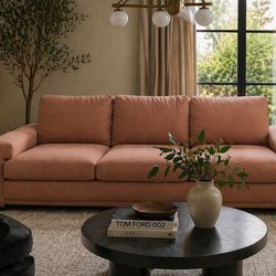 Jonathan Louis Custom Linen Sofa