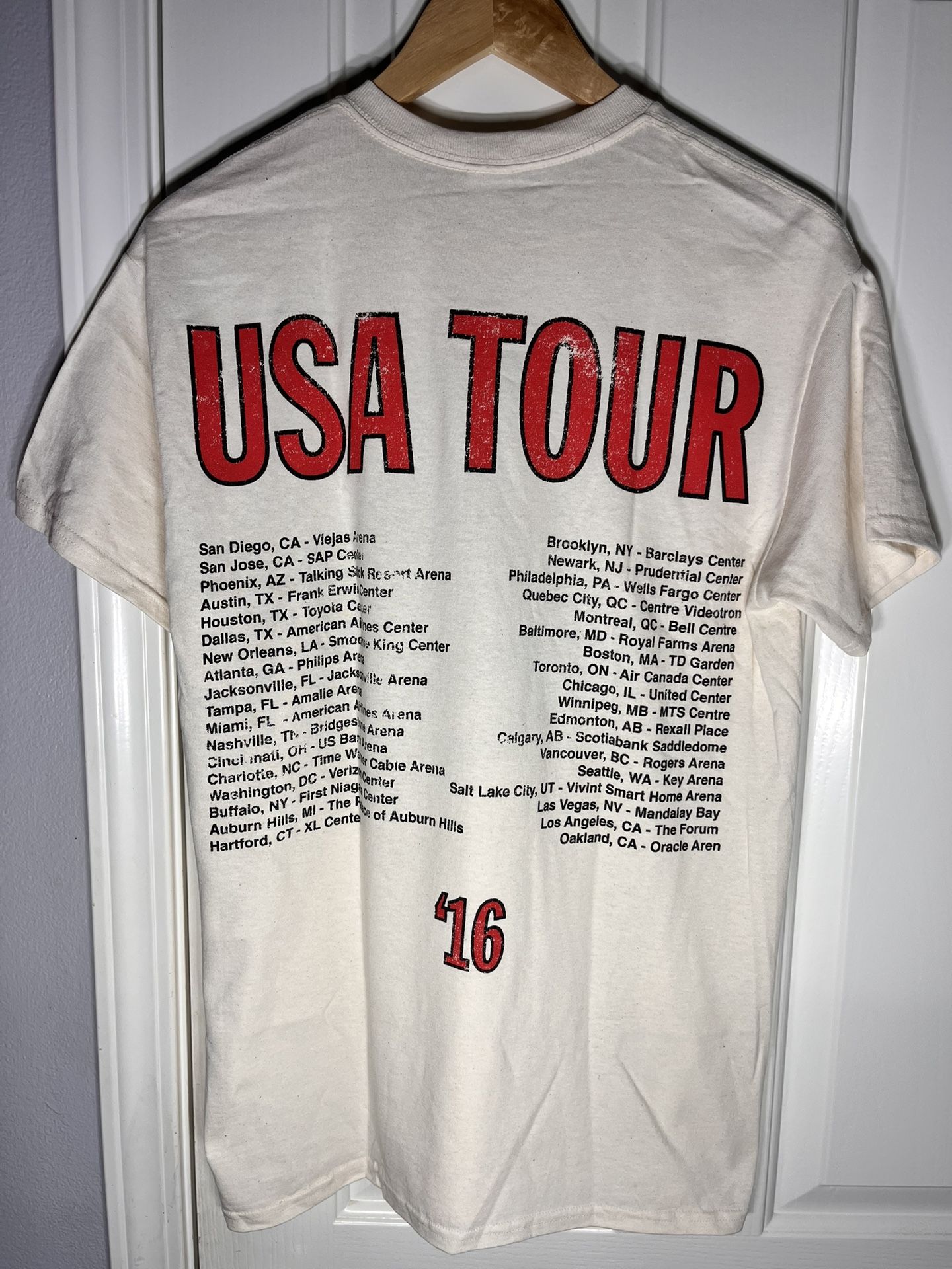 Travis Scott 2016 Usa Rodeo Tour Shirt Brand New Size Medium