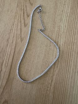 14K diamond Tennis Necklace