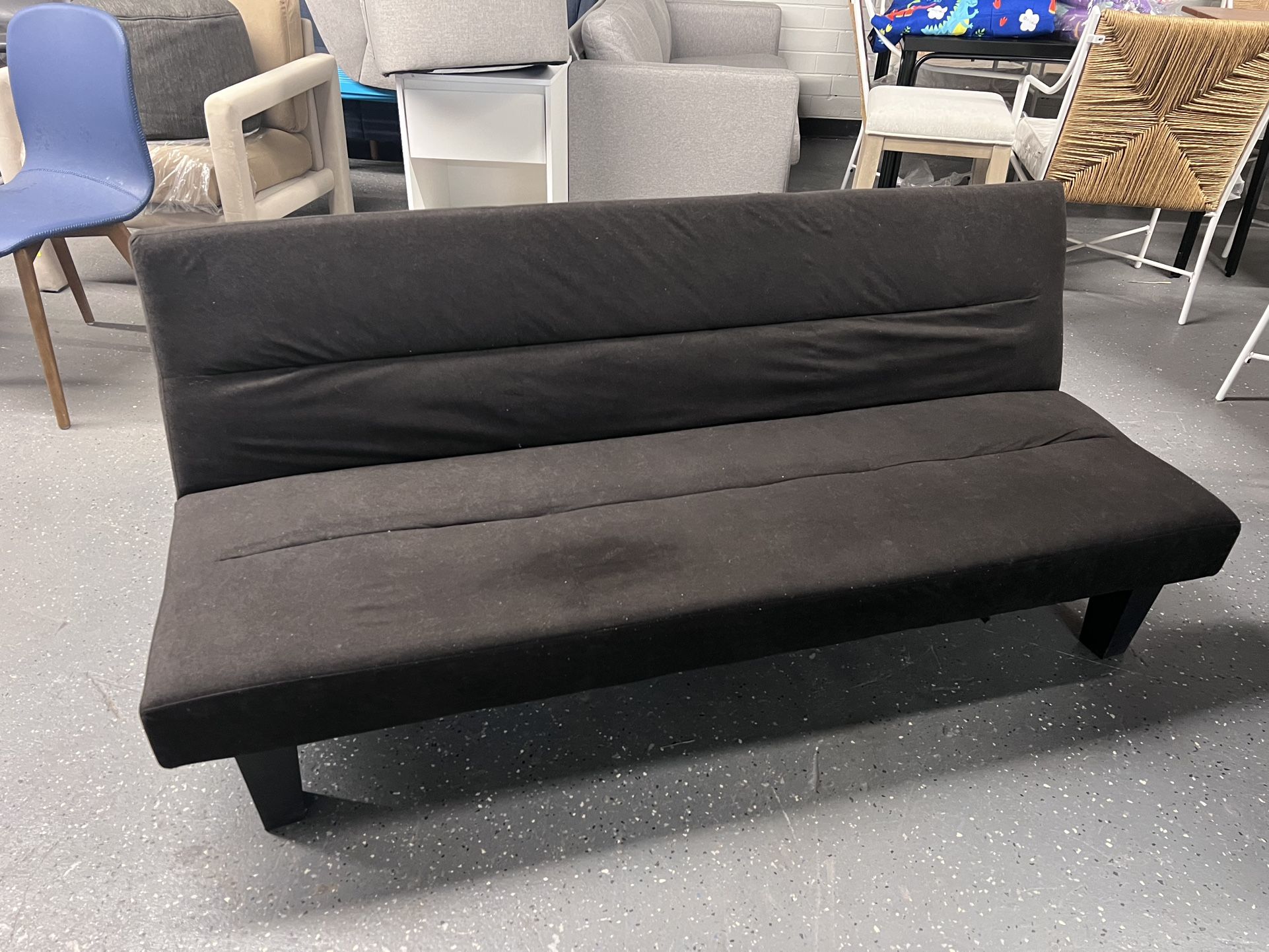 Read Description New Futon Sofa Black Color