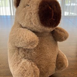 🍊 Adorable 11" Capybara Plush with Yuzu – Like New!