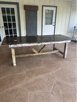 Rustic Wood   Table