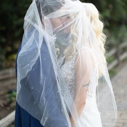 Veil With Pearls