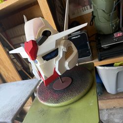 3D printed Gundam helmet
