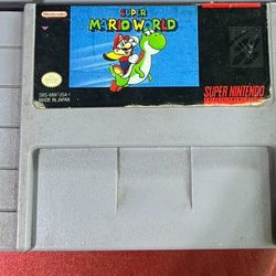 Super Mario World & Uniracers Super Nintendo Games