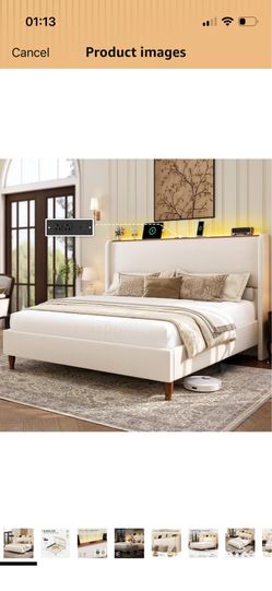 Free queen bed for sale in the box