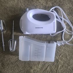 electric hand mixer (Ovente brand).