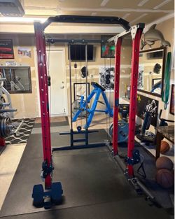 Power Rack,  Functional Trainer Combo, Cable Machine with accessories and 2-45lb plates