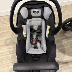 Even Flo Travel System Car Seat Stroller Duo