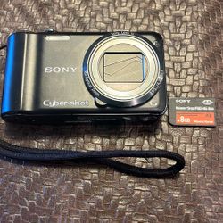 Sony Cyber-shot DSC-HX5V 10.2MP Digital Camera - Black