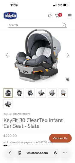 KeyFit 30 ClearTex Infant Car Seat
