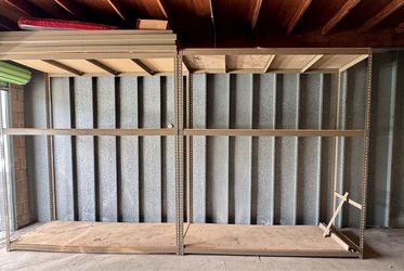 Industrial metal shelves big size