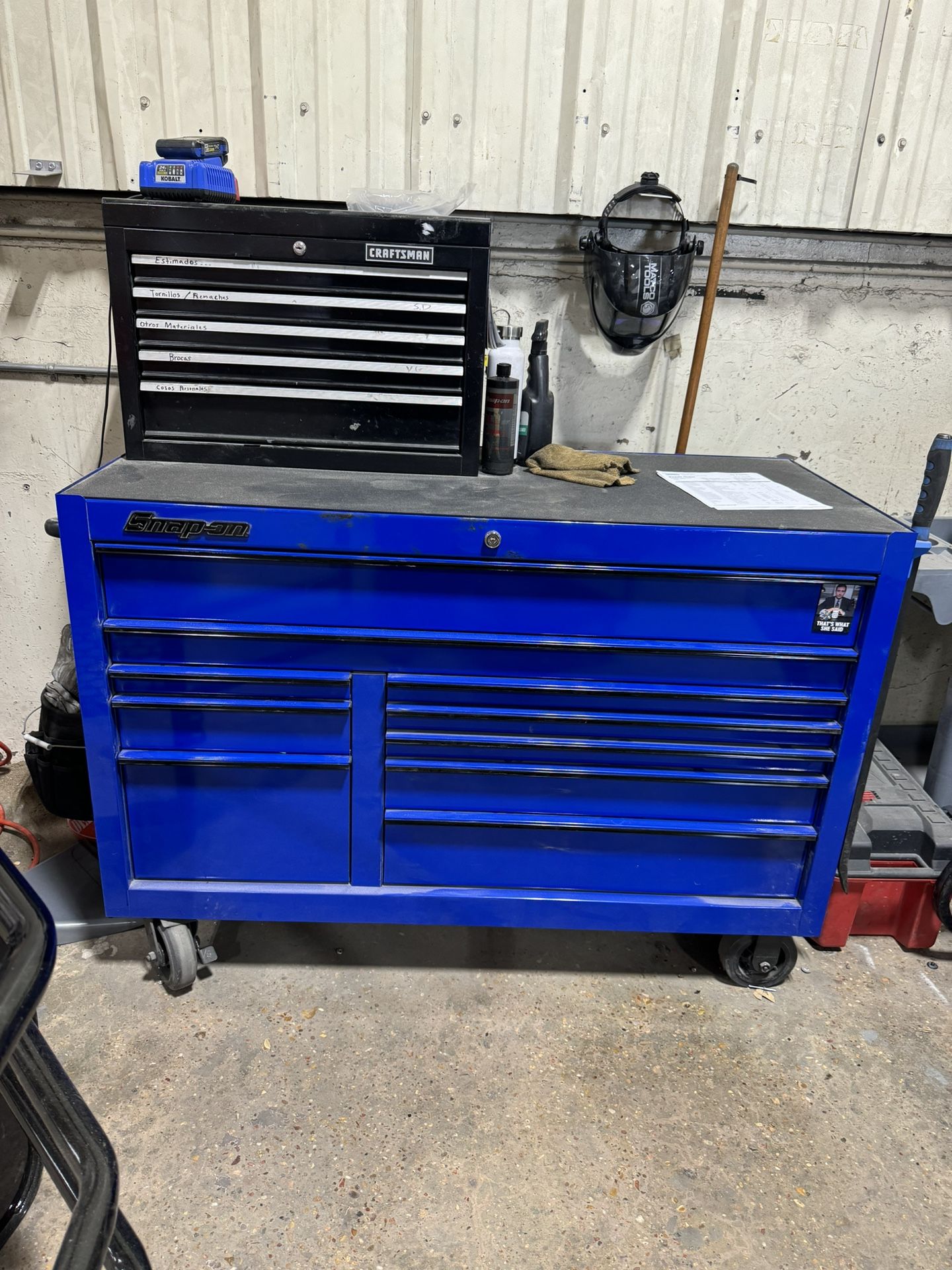 Blue Snap On Tool Box