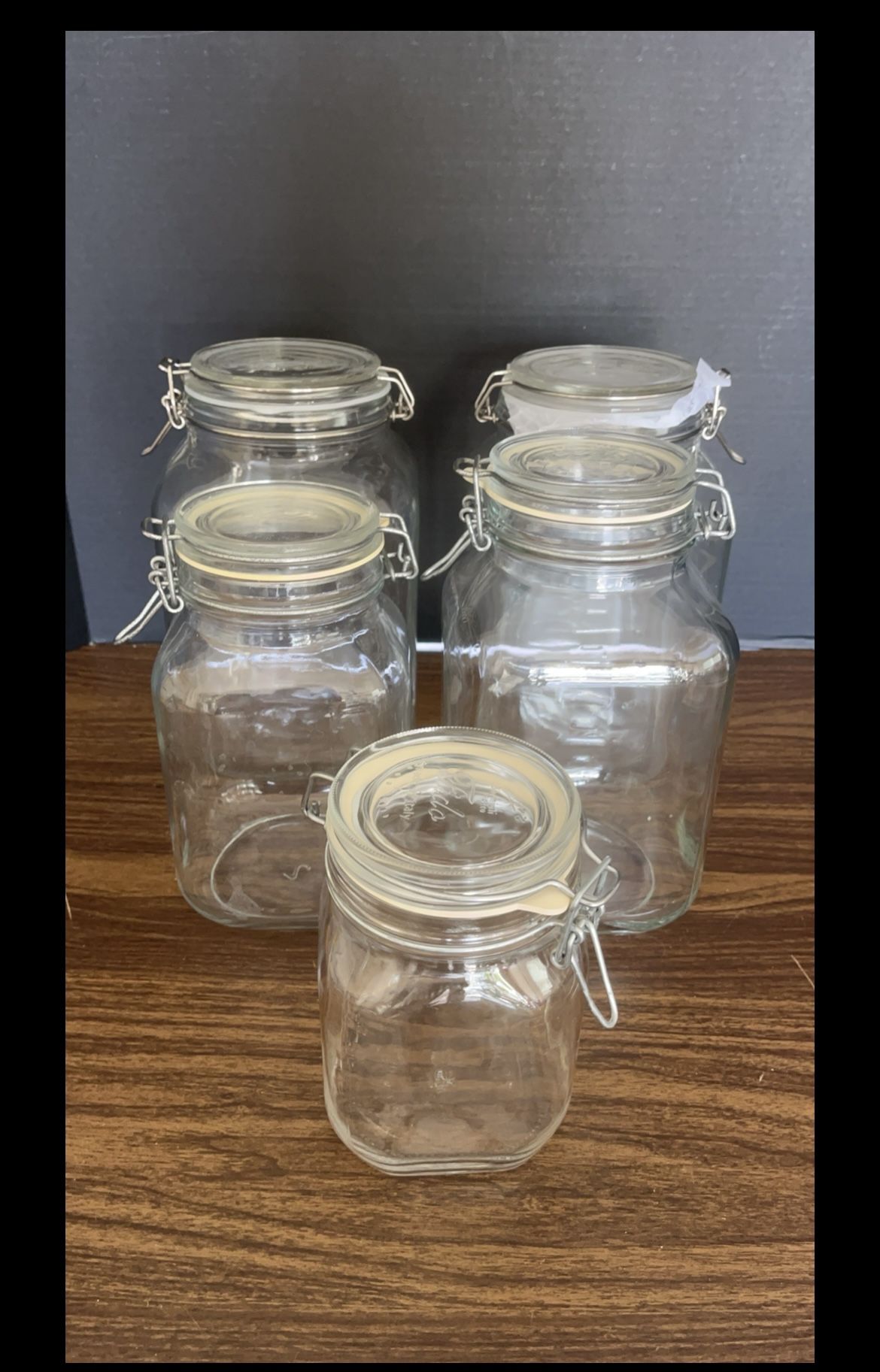 Sealed Glass Jars