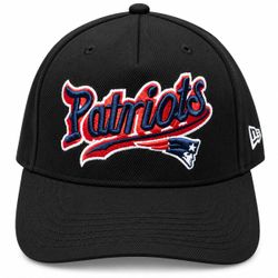 New Era New England Patriots Script Hat
