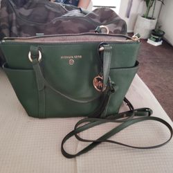 Hunter Green Michael Kors Purse