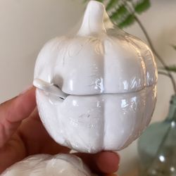 Mini Pumpkin Sugar Bowls