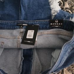 Size 18 Strech Jean Shorts