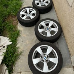 Bmw 17" Allow Rims Wheelset with Tires 