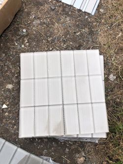 6sqf glass tile