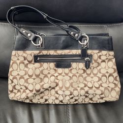 Vintage Signature Coach Handbag
