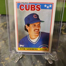 1988 Topps Minis Ryan Sandberg Card Number 65