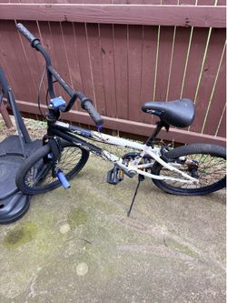 White  kids bike