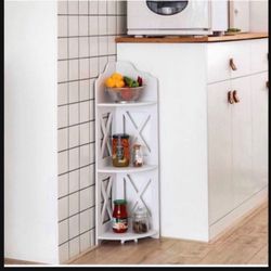 Corner Shelves,Corner Shelf Stand Great for Bathroom Storage Small Space,Toilet Paper Stand for Bathroom Organizer,Waterproof Bathroom Stand Fit for T