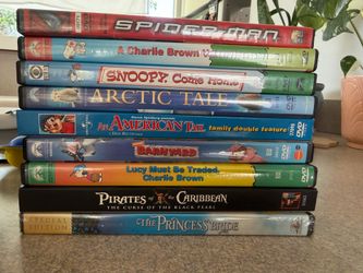 DVDs - family movies - $5 each