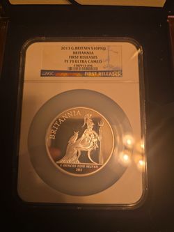 2013 Britannia 5oz silver