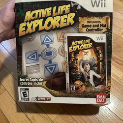 Nintendo Wii Active Life Explorer Game and Mat in box never opened
