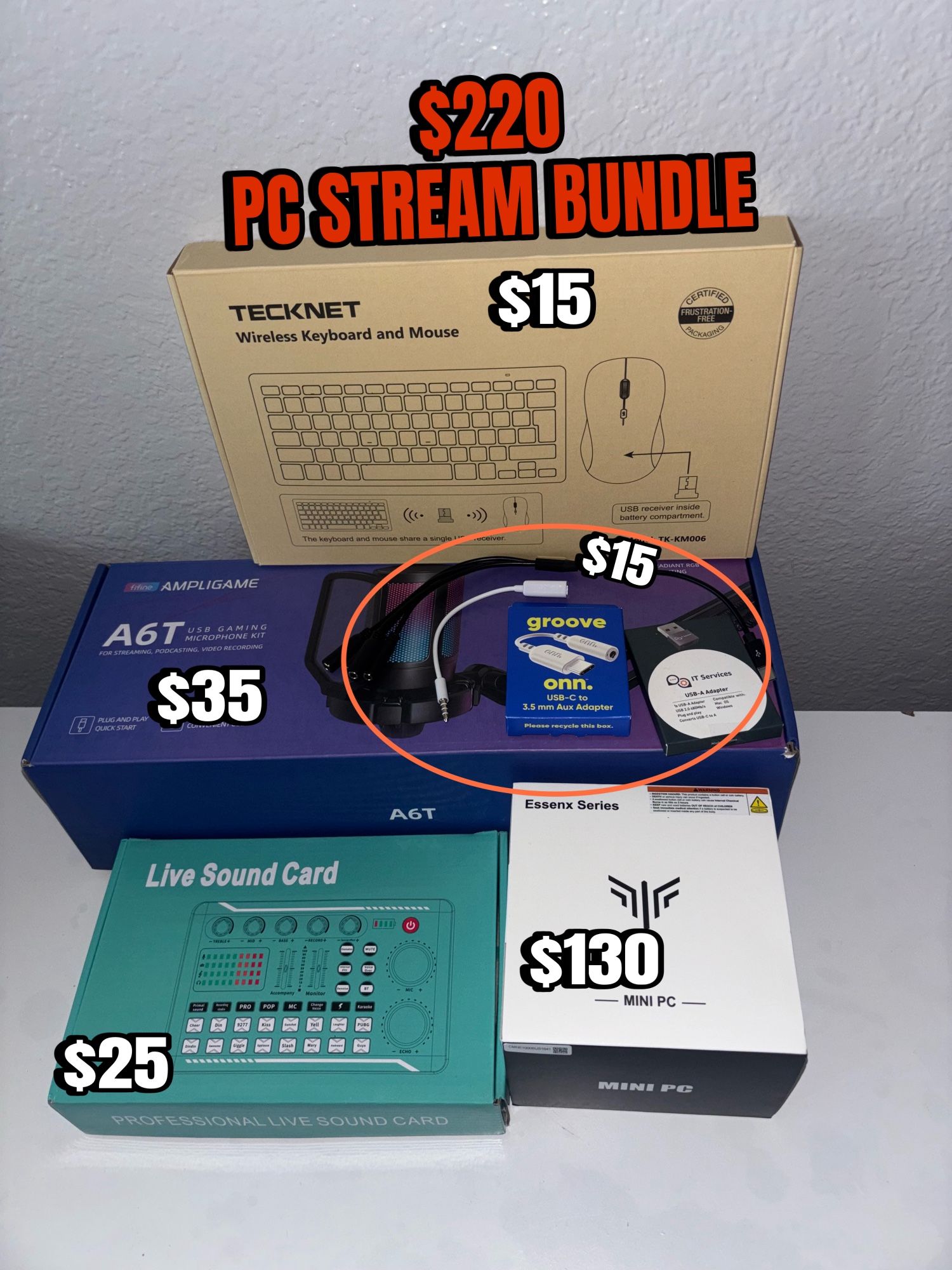 Mini PC streaming Bundle