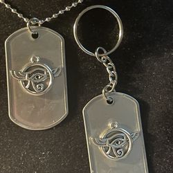 Necklace Charm & Keychain Dog Tag 