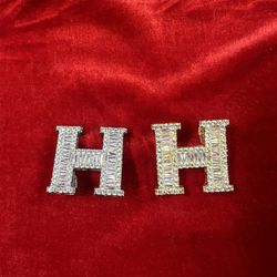 2 Color Silver And Gold Pentant 