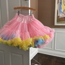 Girls Tutu Pastel Multicolored 
