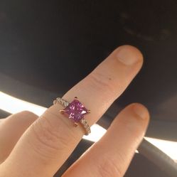 Lab Grown Pink Diamond Set