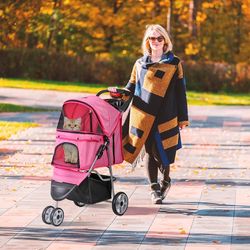 Pet Stroller/ Carreola Para Mascotas 