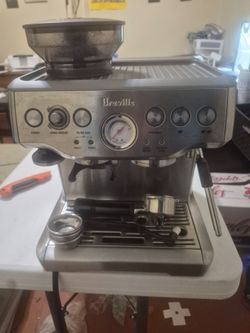 Breville Barista Express Espresso Machine w/ Built-In Grinder BES870XL Tested Works