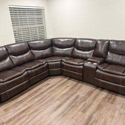 Brand New 🆕 in Box 📦 - Power Reclining Sectional Sofa - Sofa Seccional Reclinable Nuevo a Estrenar … Fast 🚚