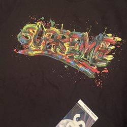 Supreme Paint Logo Tee 