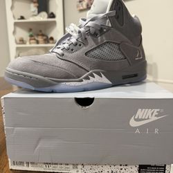 Jordan 5 wolf grays size 11.5