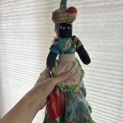 Vintage Cloth Doll From Jamaica