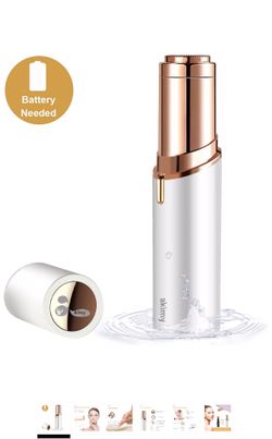 Women Facial Hair Remover, Painless Hair Removal for Facial Fuzz, with no led light, AA Bettery Needed (Not Included