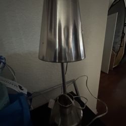 Table Lamp Stainless Steel Metallic Color 