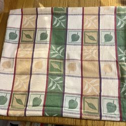 Vintage Italian Tuscan Style Tablecloth 