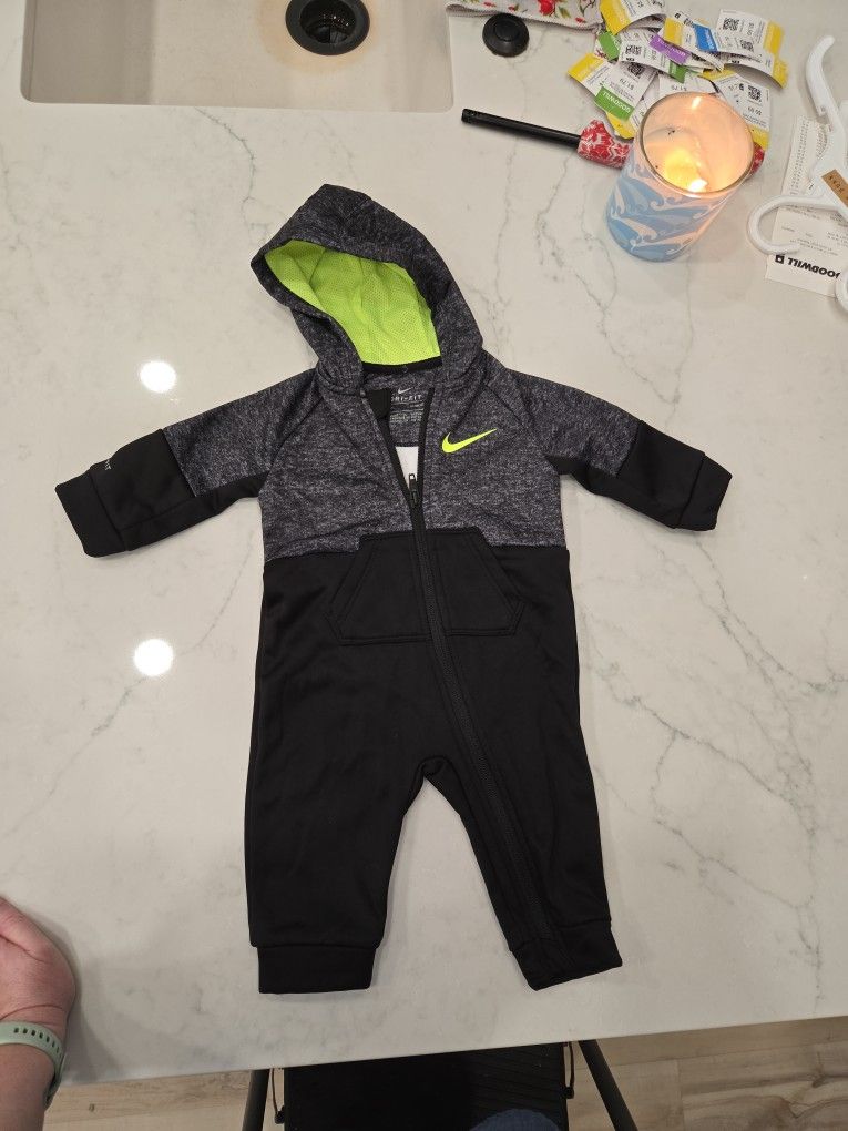 Nike Baby Boy Hooded Coveralls