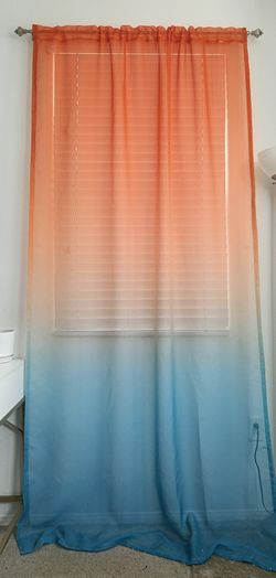 2 Ombre Curtain Panels