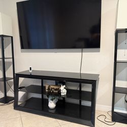 Tv Stand And Lights With Shelves