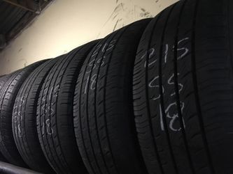 18" 4 used tires 215/55R18