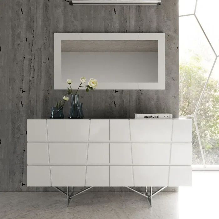 Modrest Chrysler Modern White Dresser